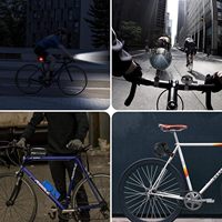 Nouveauté 2024 : Kit d'accessoires de cyclisme 8 pièces FeiLang – Éclairage LED USB rechargeable, antivol, pompe, porte-gobelet, sonnette, rétroviseur
