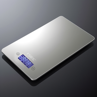 Báscula digital electrónica de acero inoxidable, balanza multifunción para comida, medidas en gramos y onzas