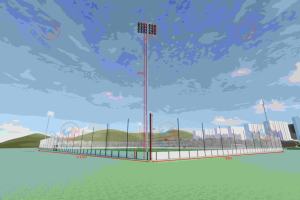 Terrain <span class=keywords><strong>de</strong></span> football en gazon artificiel personnalisable populaire, <span class=keywords><strong>cage</strong></span> <span class=keywords><strong>de</strong></span> football, terrain <span class=keywords><strong>avec</strong></span> <span class=keywords><strong>filet</strong></span> métallique et accessoires, directement <span class=keywords><strong>de</strong></span> l'usine - Product Image 2