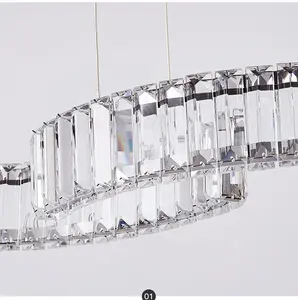 Living room chandelier Chinese chandeliers round led ceiling light/S Shape Crystal Pendant Lamp