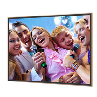 TV Pintar Anti-Ledakan 85 Inci 4K UHD Panel BOE Asli Layar Komersial Casing Logam untuk Area Publik