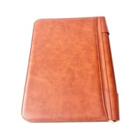 Porte-documents en cuir vintage personnalisé, cadeau de remise de diplôme, classeur à 3 anneaux, bloc-notes personnalisé, presse-papiers, organisateur de documents A4 de bureau