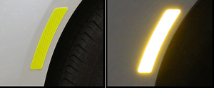 Glow in dark baby on board livello di diamante riflettente sportello d'<span class=keywords><strong>auto</strong></span> rim attenzione decalcomanie <span class=keywords><strong>adesivi</strong></span> per <span class=keywords><strong>auto</strong></span> sportive riflettori di sicurezza segni - Product Image 6