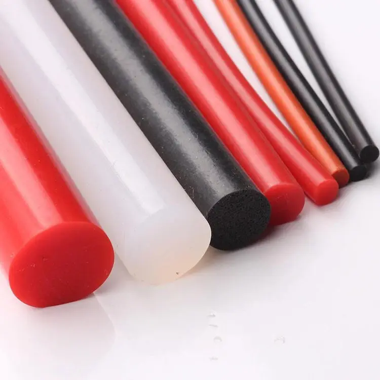 Factory production of transparent Silicone EPDM Cylindrical rubber Cord