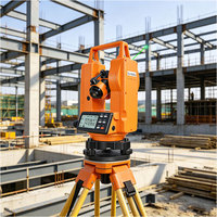 Théodolite numérique de haute précision Dingfeng DJ-02GL avec laser supérieur et inférieur (lumière rouge et verte) pour instruments optiques de construction