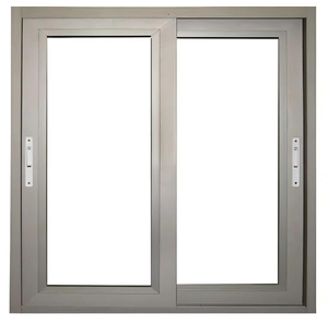 Portes coulissantes horizontales en alliage d'aluminium, écran en acier inoxydable, isolation thermique, design moderne, Energy Star, salle de bain, cuisine - Product Image 2