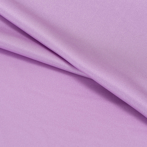 Solid <b>Light</b> Purple 100% Polyester Fabric Smooth Soft Wrinkle Resistant Elastic Textile For Women Dress Lining Stage Costume - Product Image 3