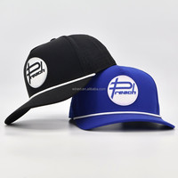 Gorras de Golf Personalizadas al por Mayor. Gorras de Béisbol Deportivas Impermeables para Exteriores, Paquete de 5 Parches de Goma de PVC con Logotipo Impreso y Puntos.