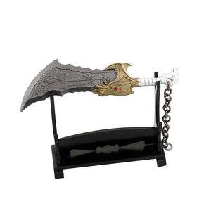LLavero de Metal de aleación de Zinc, espada de juguete pequeña, <span class=keywords><strong>dios</strong></span> de la guerra, Kratos, hoja Chaos, 13cm, 53g - Product Image 1