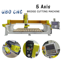 CNC 5 axes pont Cutter granit marbre pierre CNC Machine de découpe pour granit marbre