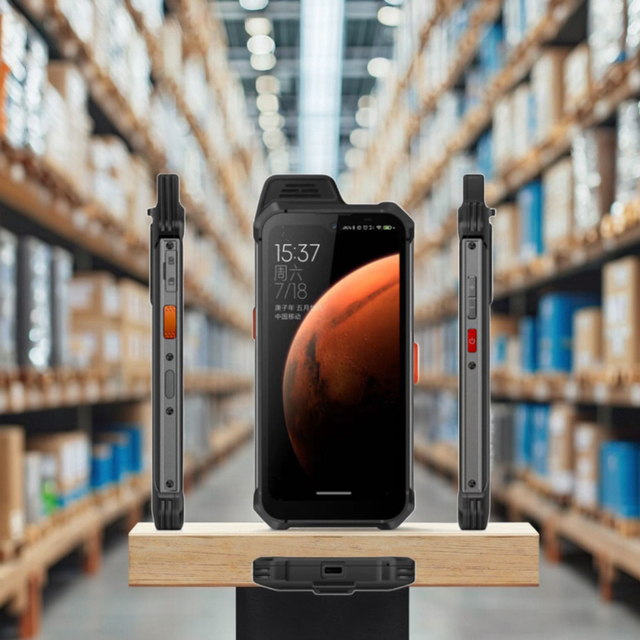 W888 IP68 5-Inch Android PDA 1D/2D Barcode Scanner for Warehouse Supermarket Rugged 4G WiFi System Industrial PDA Handheld