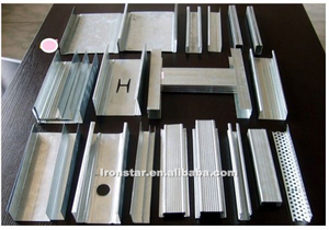 C채널 건축자재용 금속 Purlin 롤포머 스터드 및 트랙 롤 성형 기계 - Product Image 2