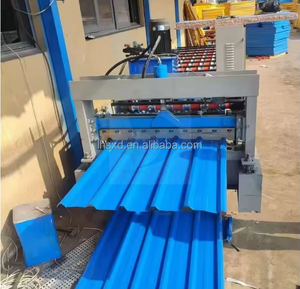 Machine de formage <span class=keywords><strong>à</strong></span> froid de tôles de toiture en métal galvanisé robustes pour la production en usine en gros - Product Image 5
