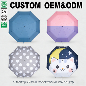 Paraguas Plegable Manual Personalizado con Logotipo para Mujer, con Protección Solar y Contra la Lluvia, con Varillas de Aleación, Publicitario - Product Image 5