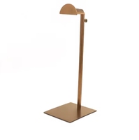 Présentoir de Comptoir Pliable et Réglable en Métal Électroplaqué, Écologique et Moderne, Personnalisable, Facile à Assembler pour le Commerce de Détail