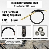 Fabrikneuer elektrischer Betonrüttler mit 220V/110V Motor, handgeführt, 35mm Kopfdurchmesser, CE-zertifiziert, kundenspezifisch anpassbar