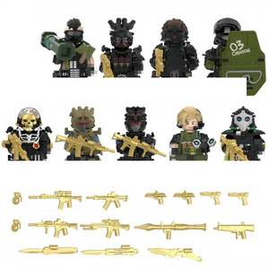 Jeu de construction US Delta Force Bricks Wei Long, mini figurines, jouets, cadeaux, blocs de construction pour enfants. - Product Image 4