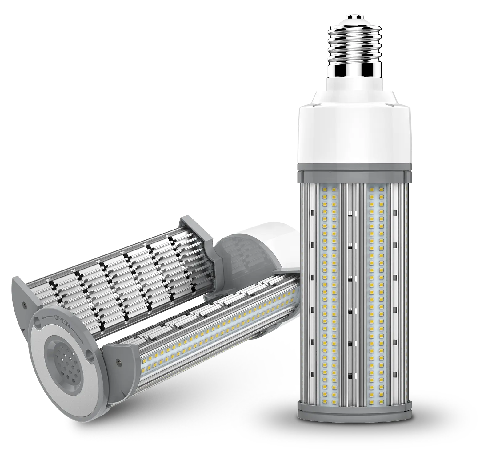 الجملة عالية الجودة Dlc وافق أدى لمبة ذرة 27W 45W 63W E27 bombillos LED لمبة ليد على شكل ذرة ضوء لمبة الإضاءة ل في الهواء الطلق