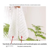 Lámpara de Araña de Cristal Dorado de Lujo Francés, Diseño Retro Americano Murano, Ideal para Escaleras de Dúplex, Salas de Estar Vacías, Compatible con E12 AC