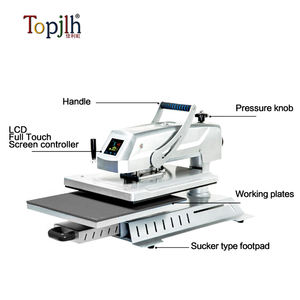 Topjlh Swing Away 安全平压热转印机 大量定制印刷工厂促销公司热转印工具 - Product Image 4