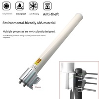 Antenne WiFi Omni Extérieure MIMO 2400-2500 MHz / 5150-5850 MHz à Gain Élevé 12 dBi, Double Polarisation, Résistante aux Intempéries, Signal Stable