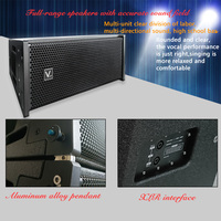 Altavoz Line Array de 3 Vías y 12 Pulgadas, Sistema PA de 800W Máx. y 1600W Pico para Escenarios y Eventos al Aire Libre