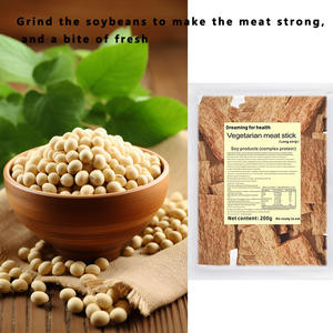 Özelleştirilebilir vejetaryen et hammaddeleri lal soya proteini TVP gdo olmayan soya TVP dokulu sebze proteini biftek - Product Image 5