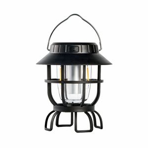 Nueva Lámpara Solar Portátil para Camping, Multifuncional, con Atmósfera Retro, Batería de Larga Duración, Linterna de Mano - Product Image 1