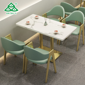 Proyecto de Hotel de Moda, Nuevo Diseño, Muebles de Restaurante Chino, Cabinas de Cafetería, Juego de Mesa y Sillas Redondas para Comedor - Product Image 4