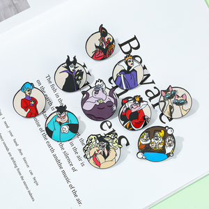Hot Sale Cute Cartoon Creative Personalized Witch <strong>Dwarf</strong> Metal Badge Movie &amp; TV Characters Alloy Brooch