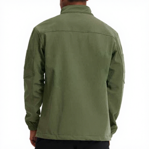 Veste softshell d'extérieur pour homme de haute qualité, avec logo personnalisé, respirante, légère, en polyester, décontractée, sportive, soldes d'hiver - Product Image 2
