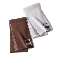 Écharpe en cachemire 100% tricotée, motif panda mignon, douce et chaude, pour enfants et femmes, accessoire hivernal, fabricant B2B