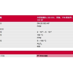 เกจวัดสุญญากาศ Pfeiffer IKR 050 อุปกรณ์วัดแรงดันอุตสาหกรรมความแม่นยำสูง - Product Image 4