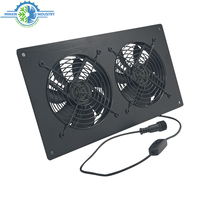 Moteur de ventilateur DC 12V Twin Fan 120mm Axial Cabinet Fan