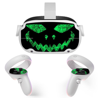 Autocollant de protection pour console de jeu, peau pour casque de réalité virtuelle Oculus Quest2, autocollants pour manettes