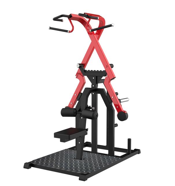 SP Multi-Function Back Arms Training Machine Pin Load Selection Lat Pull Down Seated Row Arms Chest Gym Equipment
