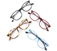 Gafas de lectura con montura óptica cuadrada de acetato transparente, ligeras, duraderas, a la moda, color gris