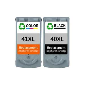 HESHUN PG-40 CL-41 41XL 41XL ink cartridge Compatible for Canon Pixma iP1180/1200/1300/1600/1700/1800/1880/1900/1980/2200