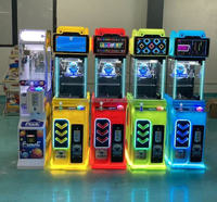 Mini grue de jeu captivante avec lecteur de billets, construction en métal et plastique, prise US, pour récompenses en peluche destinées aux centres de jeux