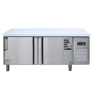 Commercial stainless steel fresh-keeping workbench Refrigerator freezer workbench