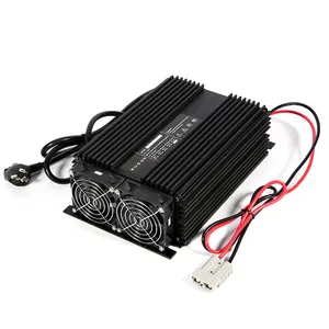 TengShun 1500W 48v 54.6v 58.8v 25a CE FCC ROHS smart electric vehicle li ion battery charger 48v 25a