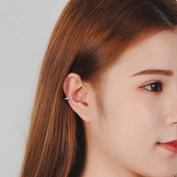 Boucles d'oreilles hypoallergéniques non-percées en forme de C, clips d'oreilles, correcteur d'oreilles, bijoux, cadeau pour femmes et adolescentes