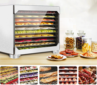 OEM/ODM Groothandel 8-laags RVS Voedsel-, Fruit- en Groente-droogmachine