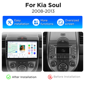 Radio para Auto Junsun de 9 Pulgadas con Carplay y Android Auto para Kia Soul AM 2008 2009 2010 2011, Reproductor de DVD, Unidad Principal, Pantalla y Estéreo para Auto - Product Image 2