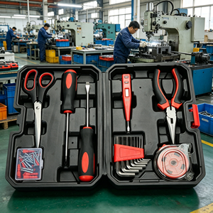 Boîte de rangement portable, ensemble d'outils à main de 45 pièces avec projets de bricolage et entretien de base - Product Image 5