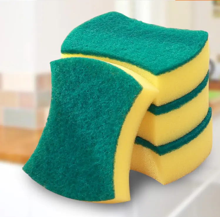 READY TO SHIP daily use household products dishwasher sponge daily necessities scrubber raw material
