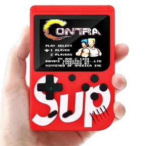 향수 게임 콘솔 Sup 게임 상자 레트로 클래식 미니 휴대용 게임 콘솔 400 1 선물 Consola de juego