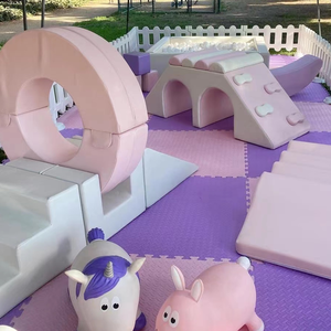 נחמד לבן אפור בז 'מותאם אישית רך לשחק סטים בייבי משחקים השכרת רך לשחק ציוד סט יום הולדת אירוע תינוק רך לשחק סט - Product Image 2