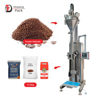 Máquina de Llenado de Polvo Semiautomática de Alta Precisión de 25 kg para Aplicaciones Alimentarias y Químicas, Bolsas de Leche en Polvo