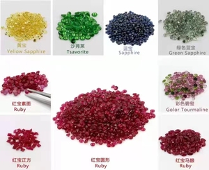 Hồng Ngọc Tự Nhiên Cho Nhà Máy Sản Xuất Trang Sức Bán Buôn Bởi Nhà Cung Cấp Hồng Ngọc Đá Tự Nhiên Hình Tròn Hoa Tai Nhẫn 2.0Mm Trang Sức Khảm Nade - Product Image 5